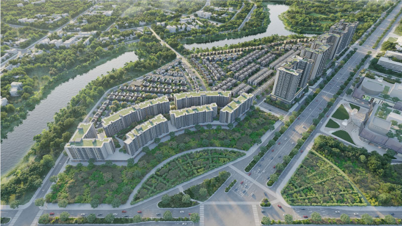 Phối cảnh tổng quan dự án Orchard Collection